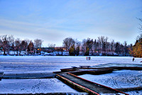 Winter at Lake Lisgar in Tillsonberg, Ont.