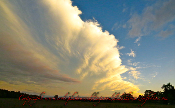 A Very Large Wind Swept Cloud
