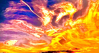 The Battle Between Time & Space in the clouds.
