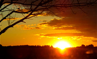 Cloud Sunsets in the Country