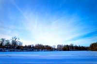 Winter at Lake Lisgar in Tillsonberg, Ont.